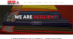 Desktop Screenshot of kinchenmartialarts.com